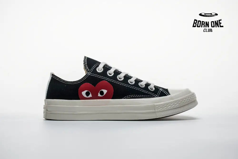 Converse Chuck Taylor All Star 70s Ox Comme des Garçons Play Black Converse Chuck Taylor All Star 70s Ox Comme des
