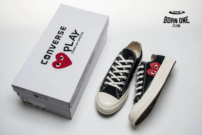 Converse Chuck Taylor All Star 70s Ox Comme des Garçons Play Black Converse Chuck Taylor All Star 70s Ox Comme des