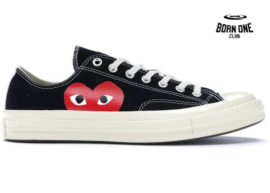 Converse Chuck Taylor All Star 70s Ox Comme des Garçons Play Black Converse Chuck Taylor All Star 70s Ox Comme des