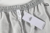 Alo Yoga Accolade Straight-leg Calça de Moletom K504 Gray