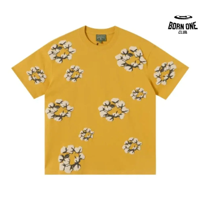 Denim Tears Camiseta YL#201-8201 Yellow