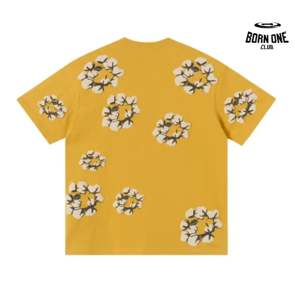 Denim Tears Camiseta YL#201-8201 Yellow