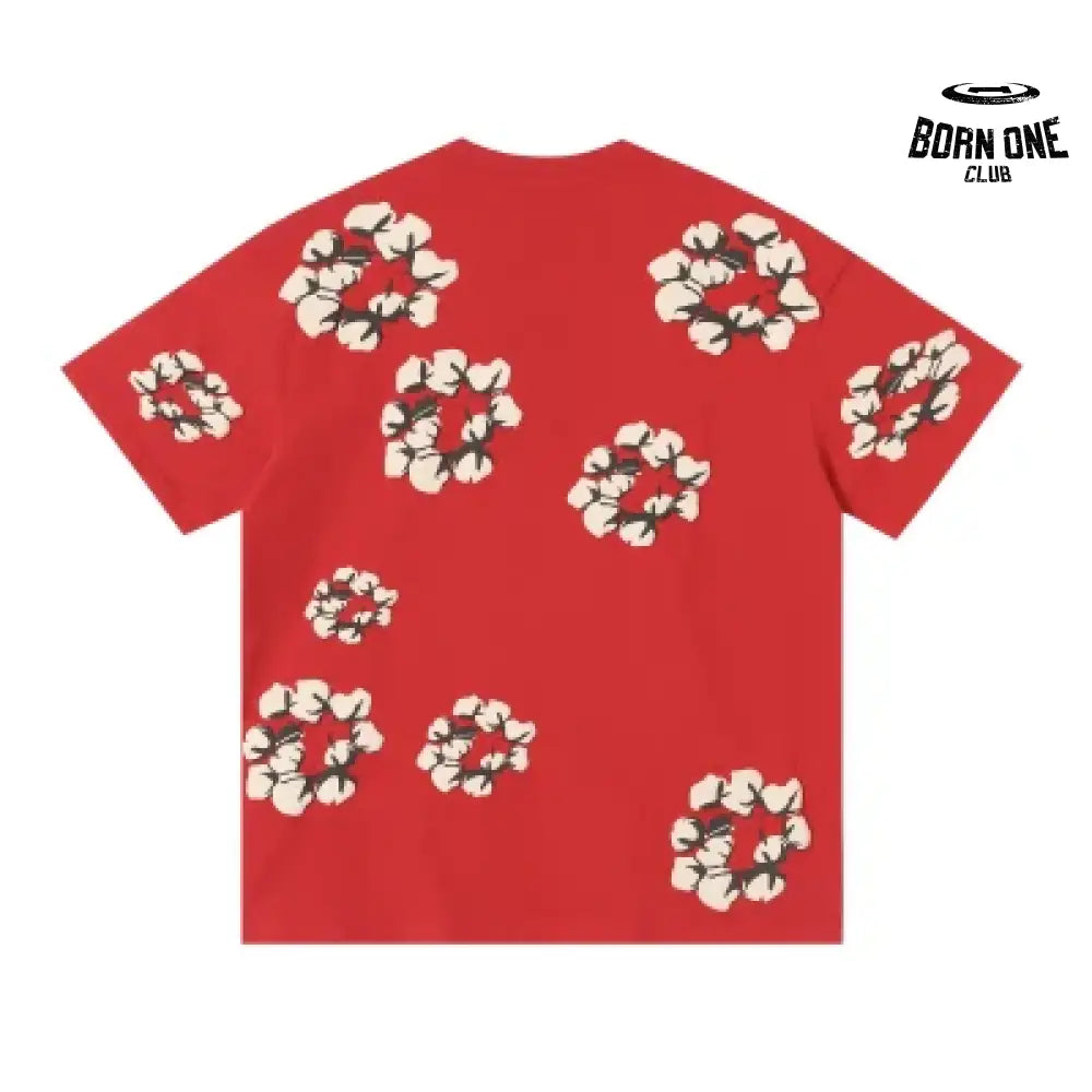 Denim Tears Camiseta YL#201-8201 Red