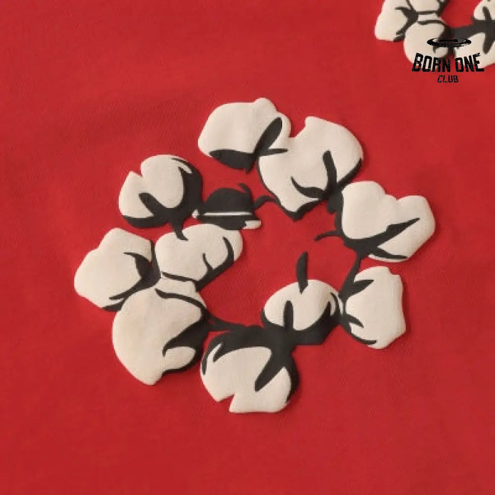 Denim Tears Camiseta YL#201-8201 Red