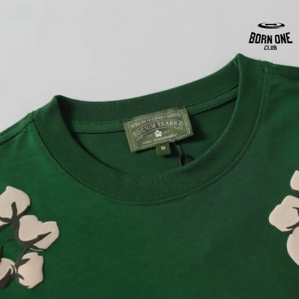 Denim Tears Camiseta YL#201-8201 Green