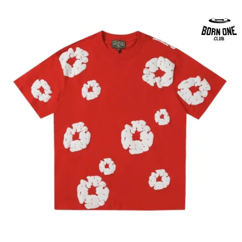 Denim Tears Camiseta YL#291-8601 Red