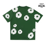 Denim Tears Camiseta YL#291-8601 Green