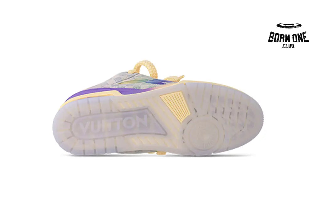 Louis Vuitton LV Skate Sneaker Gradient Damier Denim Purple 1AH667