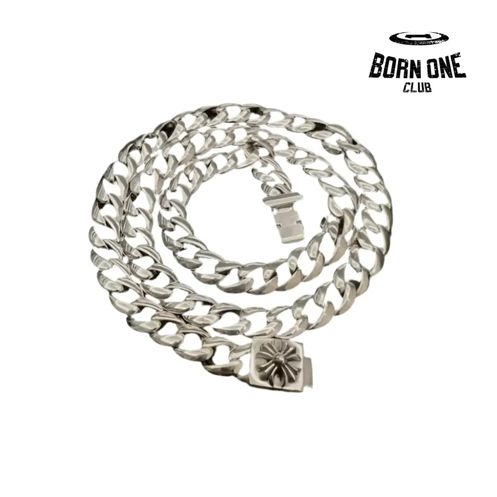 Crome Heart Necklace Corrente 55cm prata 925