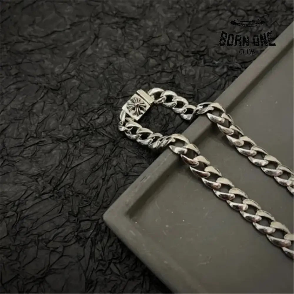 Crome Heart Necklace Corrente 55cm prata 925