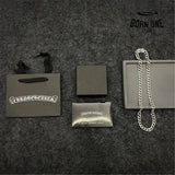 Crome Heart Necklace Corrente 55cm prata 925