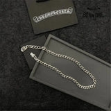 Crome Heart Necklace Corrente 55cm prata 925