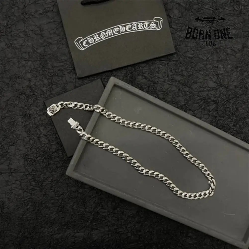 Crome Heart Necklace Corrente 55cm prata 925