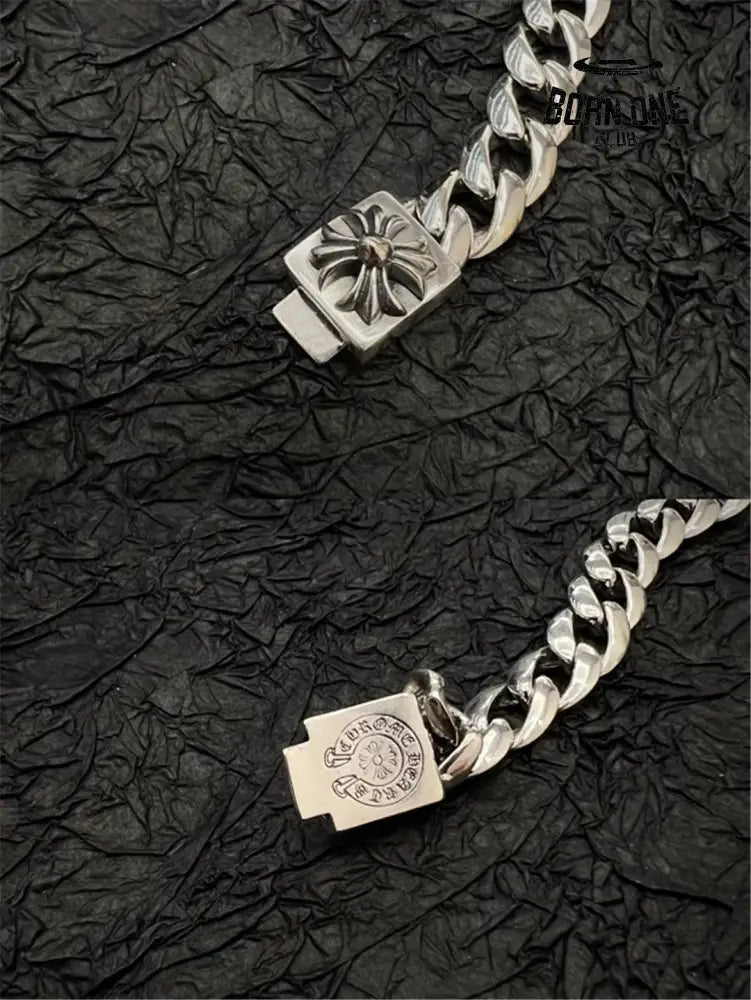 Crome Heart Necklace Corrente 55cm prata 925
