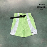 Shorts Corteiz Verde Claro Branco