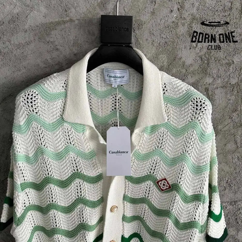 Conjunto Casablanca Crochê Gradiente Verde