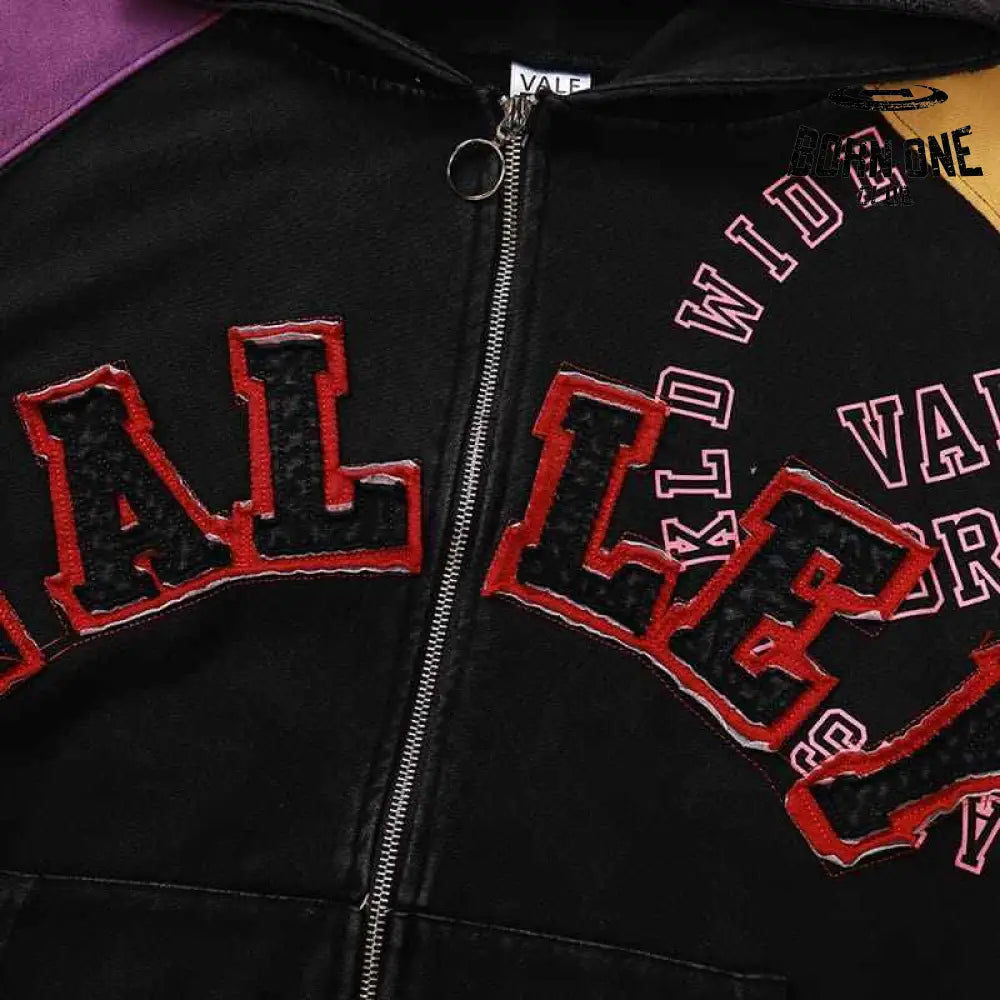 Moletom Vale Forever Crest Zíper Purple/Yellow