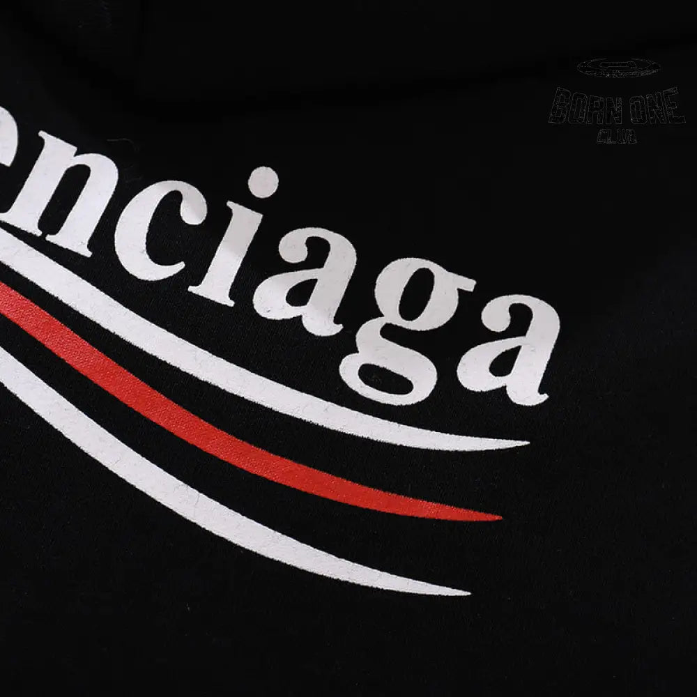 Moletom Balenciaga Political Campaign Fit Black