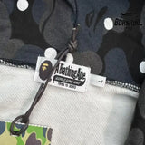 Bape Shark Polka Dot Moletom Zíper