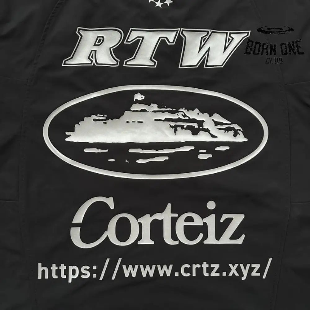 Corteiz Sponsors Training Pullover Black