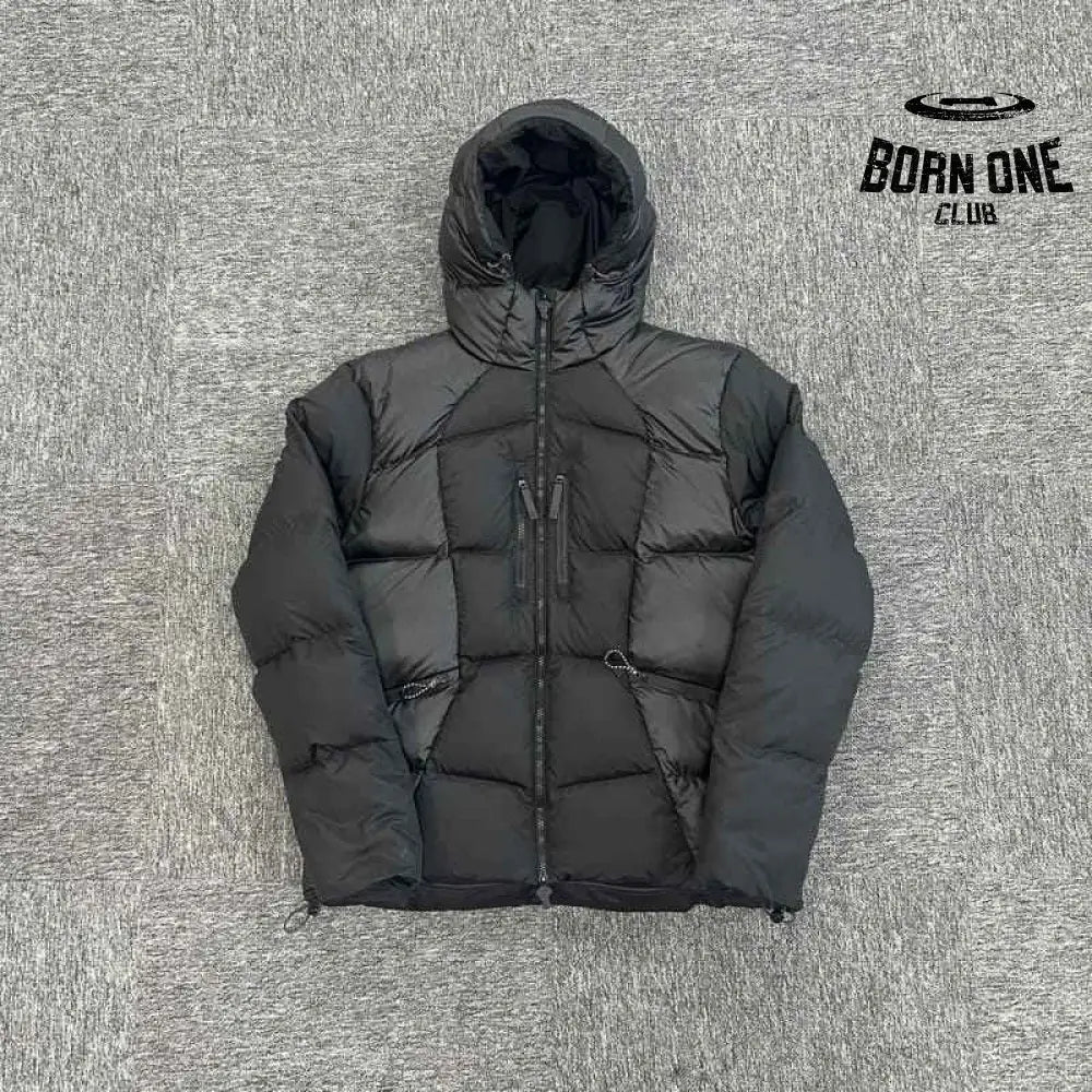 Jaqueta Puffer Synaworld Logo Wave Preta