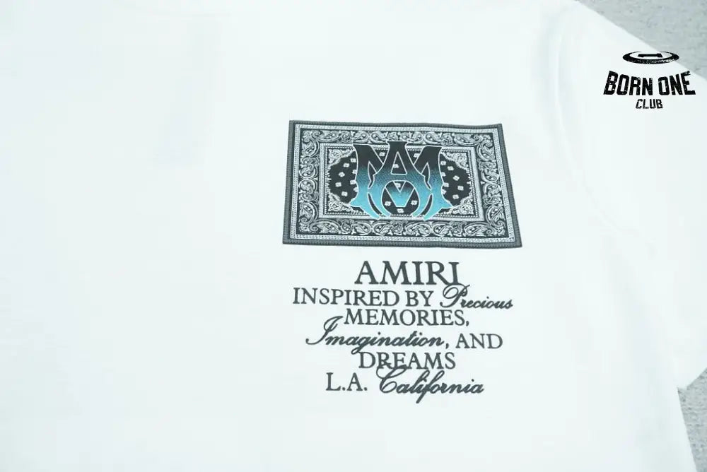 Camiseta Amiri Ma Bandana White