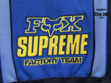 Jaqueta Supreme x Fox Racing Zíper Hooded Blue