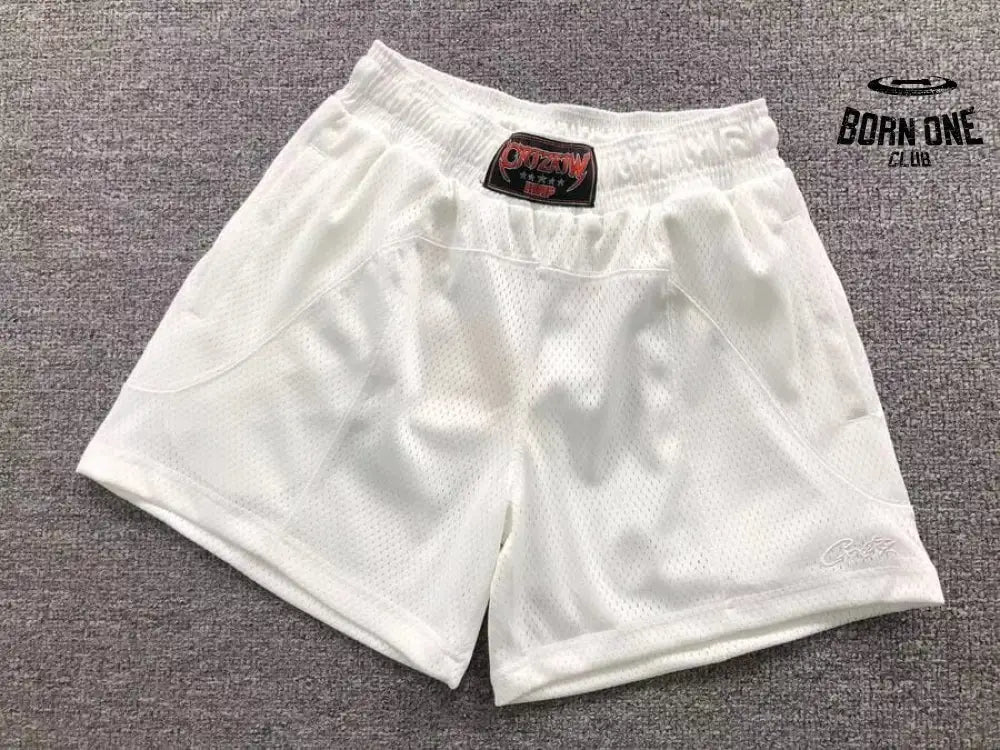 Short Corteiz HMP Mesh Panel White