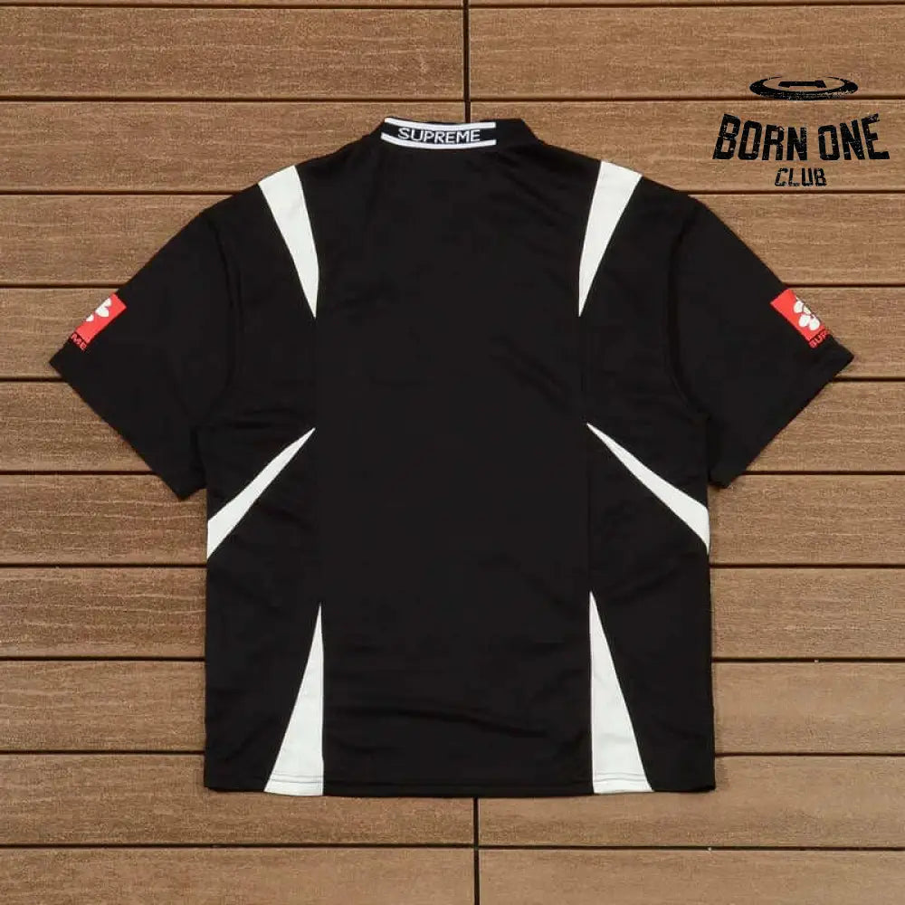 Camiseta Supreme Crest Soccer Jersey Black