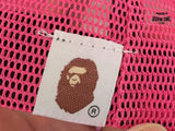 Boné BAPE x Stussy Trucker  Pink