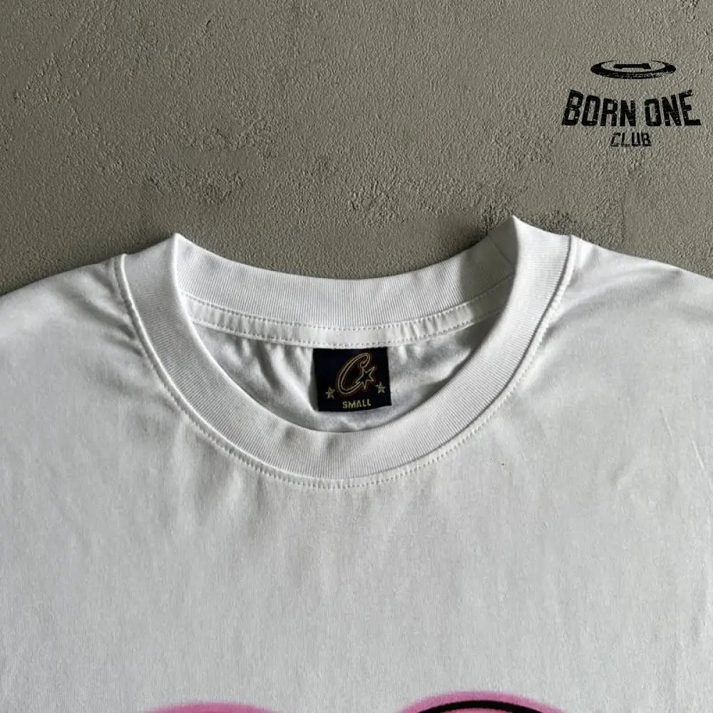 Camiseta Corteiz Pink Heart