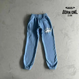 Conjunto Moletom Corteiz 5 Starz Alcatraz Azul