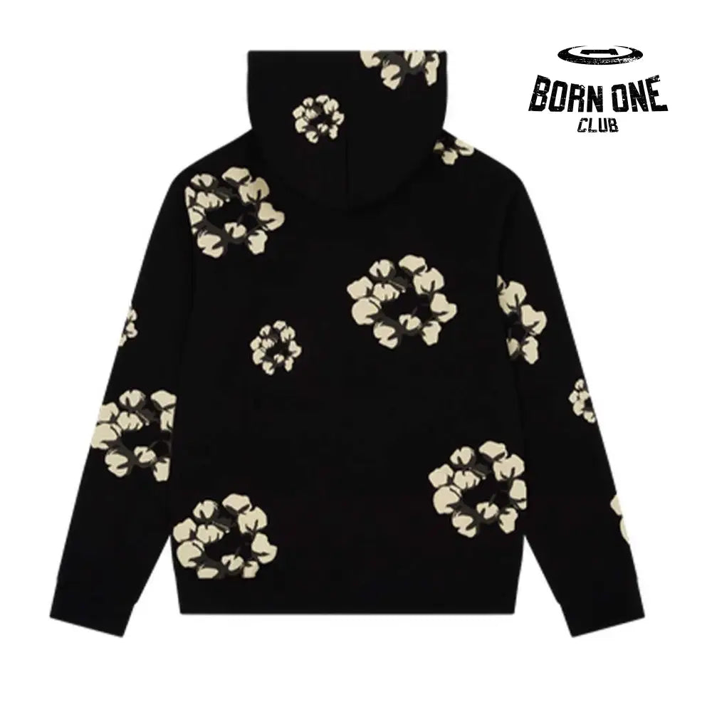 Denim Tears Cactus Tears Wreath Hoodie Black Moletom