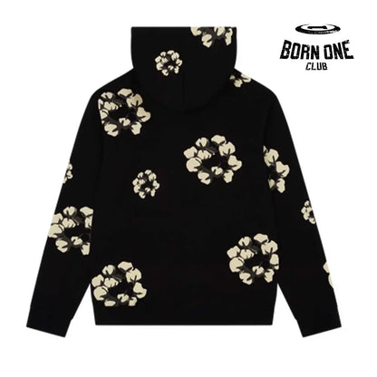 Denim Tears Cactus Tears Wreath Hoodie Black Moletom