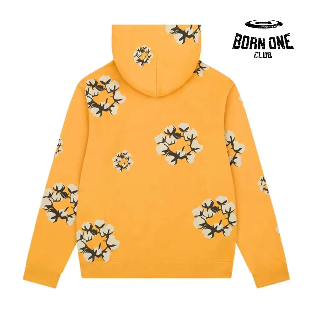 Denim Tears Cactus Tears Wreath Hoodie Yellow Moletom