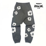 DENIM TEARS RHINESTONE SWEATPANTS CINZA