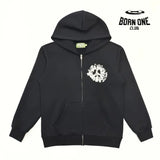 DENIM TEARS SPORTS ZIP HOODIE Jaqueta Moletom