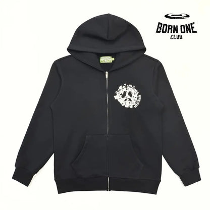 DENIM TEARS SPORTS ZIP HOODIE Jaqueta Moletom