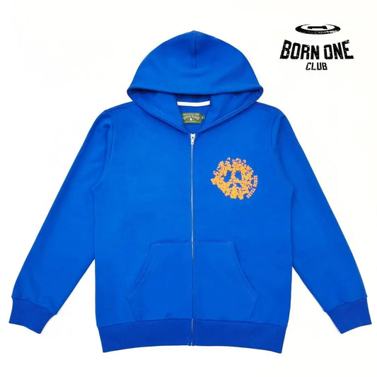 DENIM TEARS SPORTS ZIP HOODIE Jaqueta Moletom