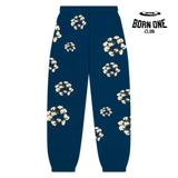 Denim Tears The Cotton Wreath Sweatpants Blue Calça