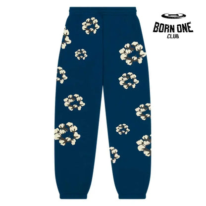 Denim Tears The Cotton Wreath Sweatpants Blue Calça