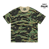 Denim Tears Camiseta YL#208-8208 Camouflage Green