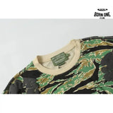 Denim Tears Camiseta YL#208-8208 Camouflage Green