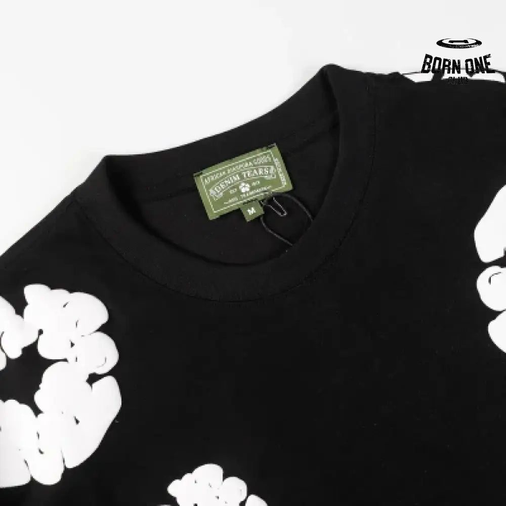 Denim Tears Camiseta YL#291-8601 Black
