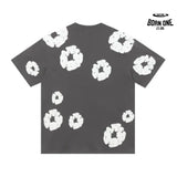 Denim Tears Camiseta YL#291-8601 Carbon Gray