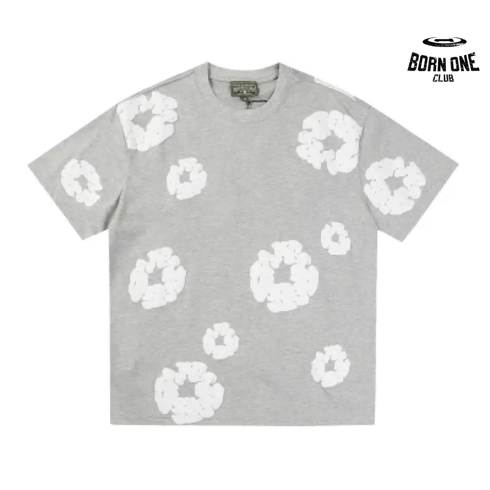 Denim Tears Camiseta YL#291-8601 Light Gray