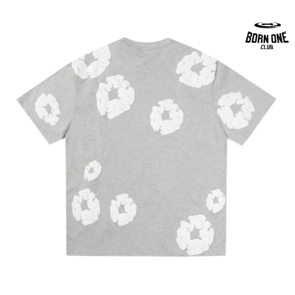 Denim Tears Camiseta YL#291-8601 Light Gray