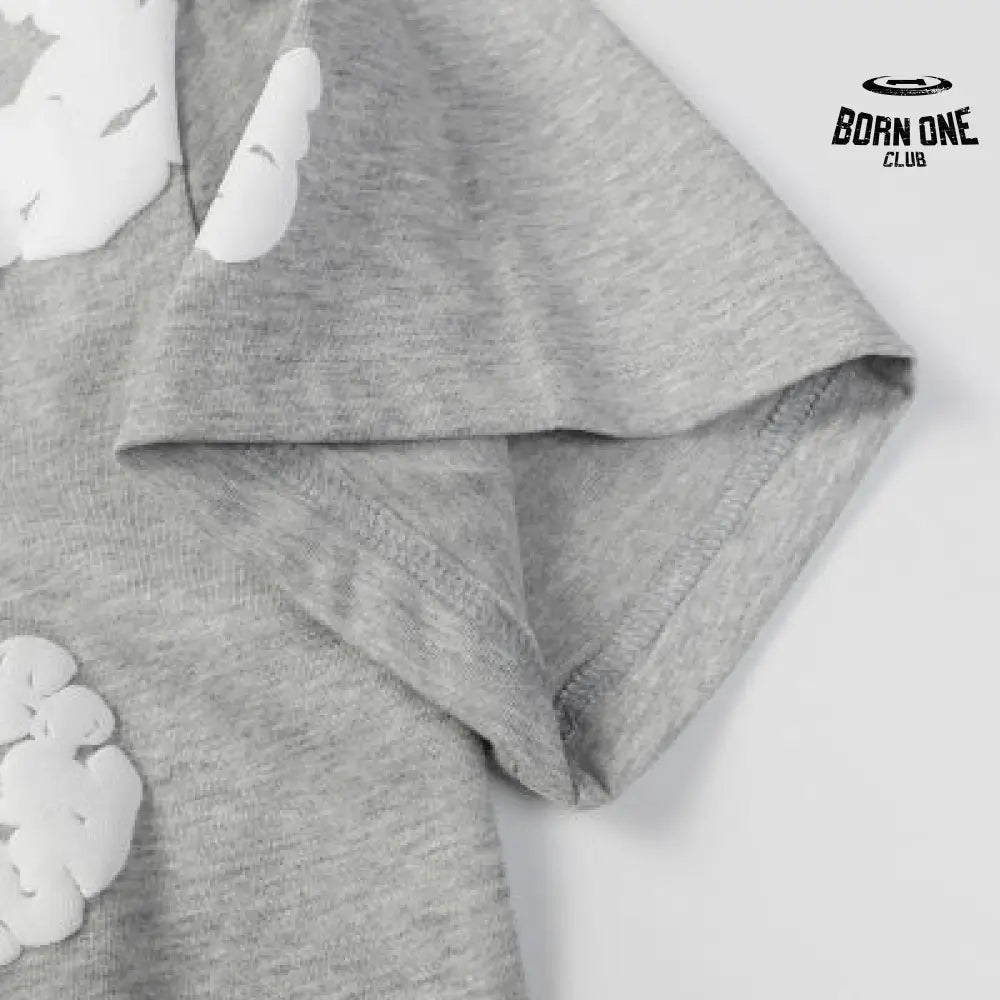 Denim Tears Camiseta YL#291-8601 Light Gray
