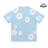 Denim Tears Camiseta YL#291-8601 Sky Blue