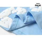 Denim Tears Camiseta YL#291-8601 Sky Blue